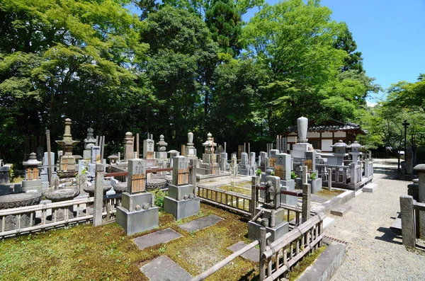 Cimitero giapponese antico — Foto Stock
