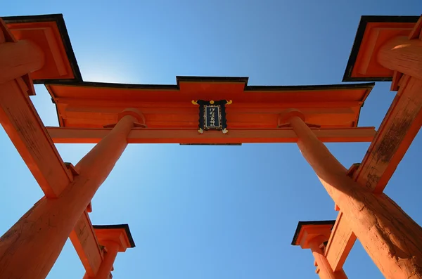 Puerta de Miyajima Tori —  Fotos de Stock