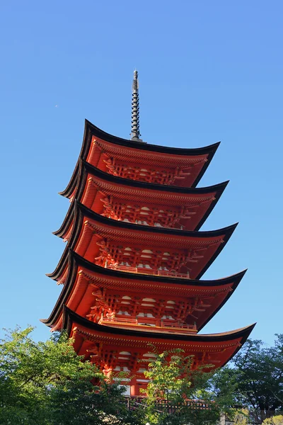 Miyajima Pagoda — Stok fotoğraf