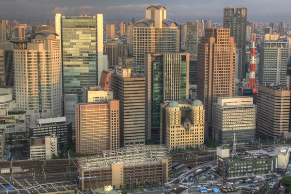 Paesaggio urbano di Osaka — Foto Stock