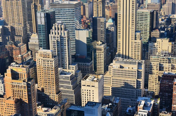 Manhattan'ın havadan görünümü — Stok fotoğraf