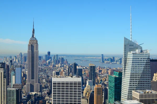Vue aérienne de Manhattan — Photo