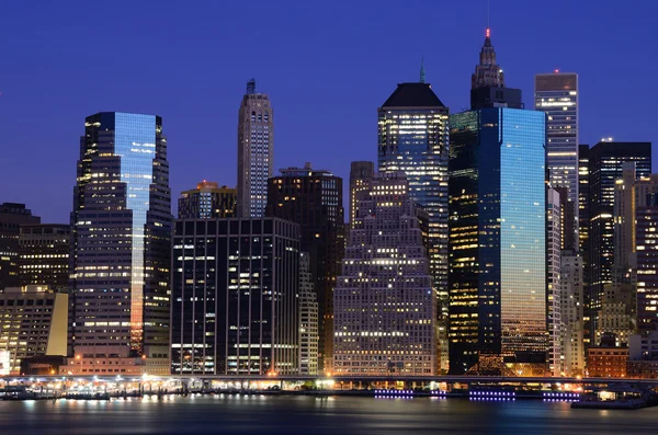 Linha do horizonte de Manhattan — Fotografia de Stock