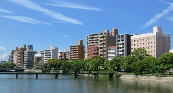 Paesaggio urbano di Hiroshima — Foto Stock