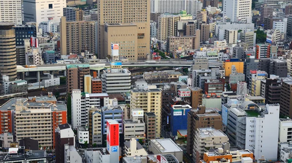 Paysage urbain d'Osaka Japon — Photo