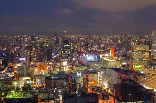 Skyline von Osaka Japan — Stockfoto