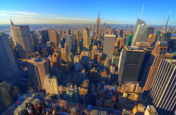 Skyline sull'isola di Manhattan — Foto Stock