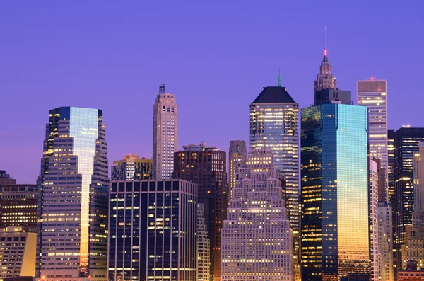 Untere Manhattan-Skyline — Stockfoto