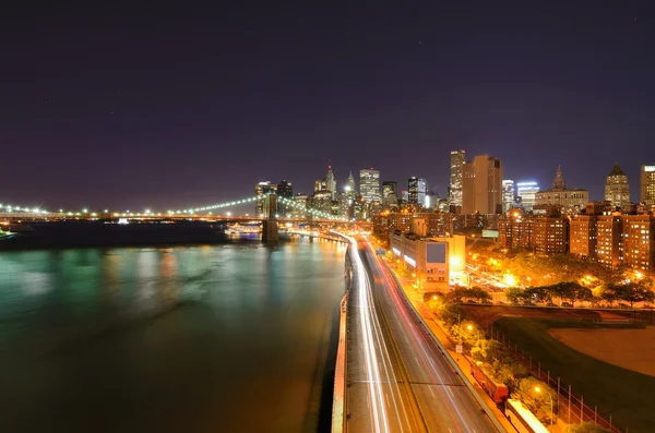 Línea del horizonte de Manhattan — Foto de Stock