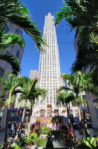 Großes Gebäude am Rockefeller Center — Stockfoto