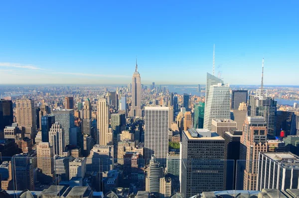 Skyline von Manhattan Island — Stockfoto