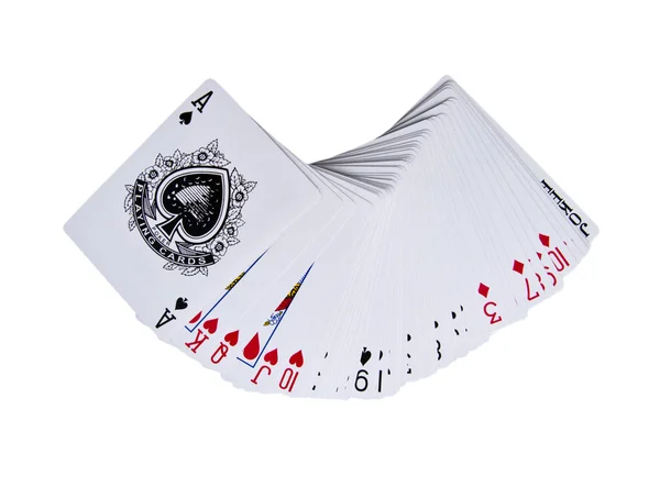 Log of playing-cards — Stock Photo, Image