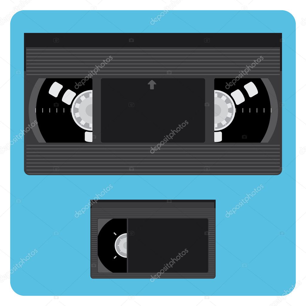 VHS & Mini Video Cassette Without Labels
