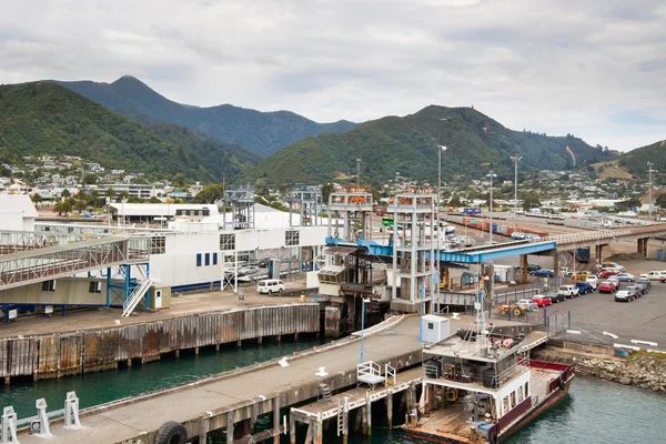 stock image Port of Picton, New Zealand