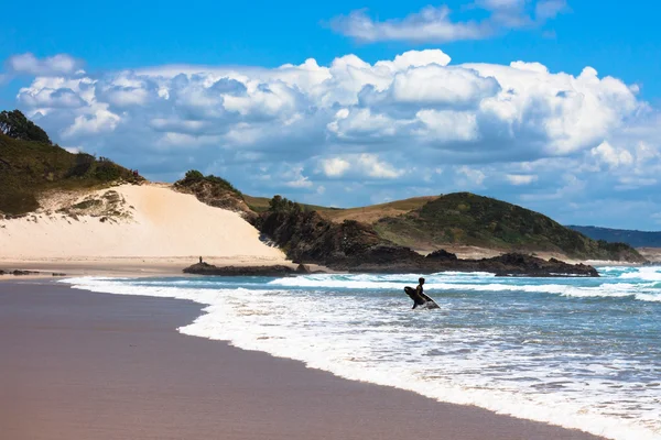 Surfistas paraíso - Nueva Zelanda — Foto de Stock