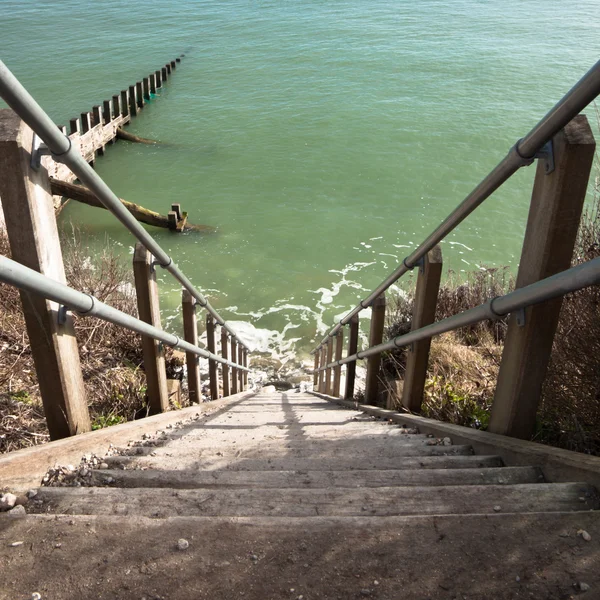 stock image Staircase to the seaside