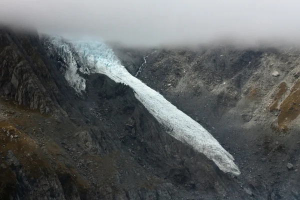 ニュージーランドの氷河の空中写真 — ストック写真