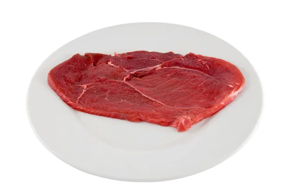 生牛肉炸肉排 — 图库照片