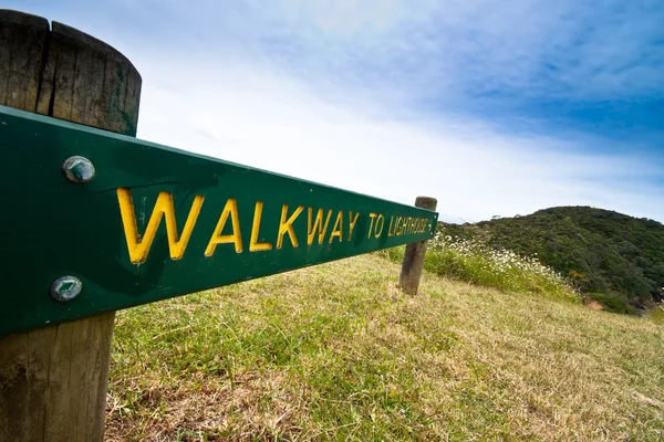 stock image Walkway to lighthouse