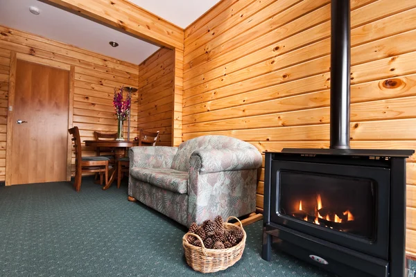 Fox Glacier Lodge apartamento Interior — Fotografia de Stock