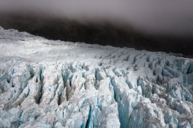 Dark Glacier Landscape - New Zealand clipart