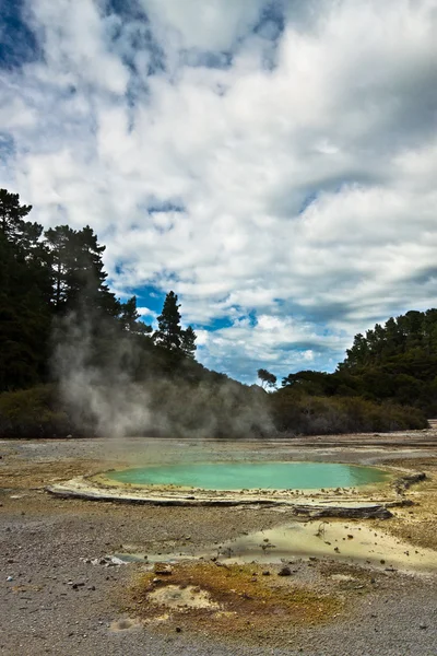 Fantastiska varma pool i Nya Zeeland — Stockfoto