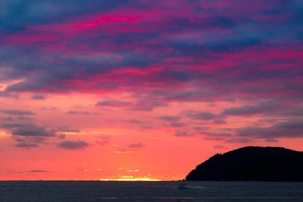 Hermosa puesta de sol colorida —  Fotos de Stock