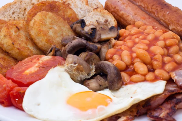 Komplett engelsk frukost — Stockfoto