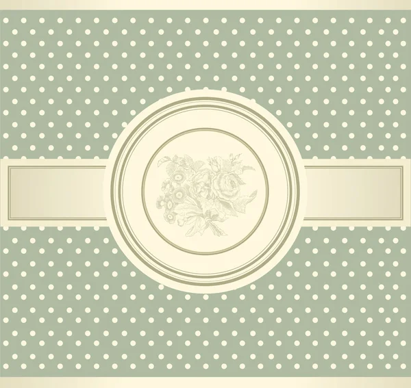 Classical wall-paper with a flower pattern. — Stock Vector