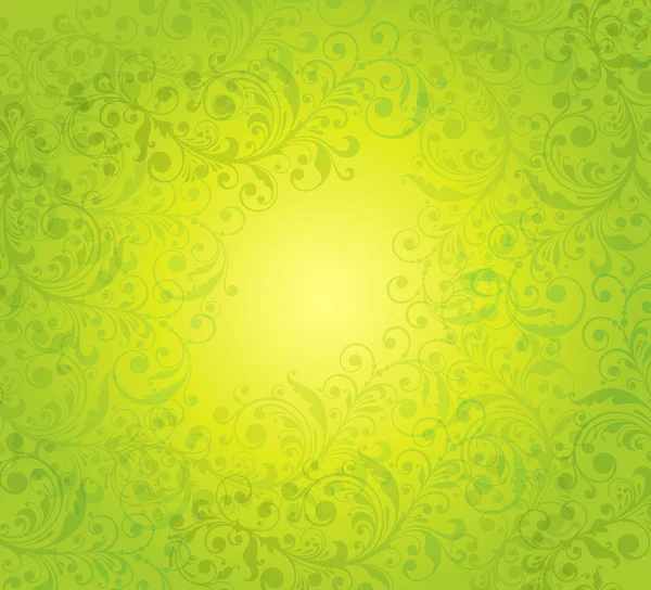 Abstract background with a green pattern — Stock Vector