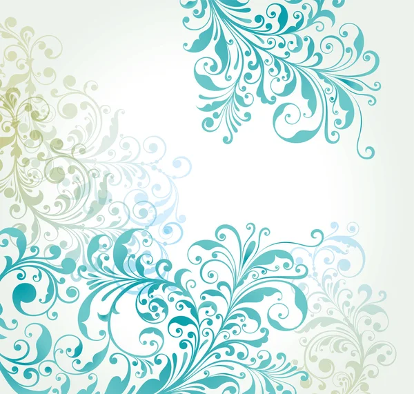 Fond vectoriel avec un motif de fleurs . — Image vectorielle
