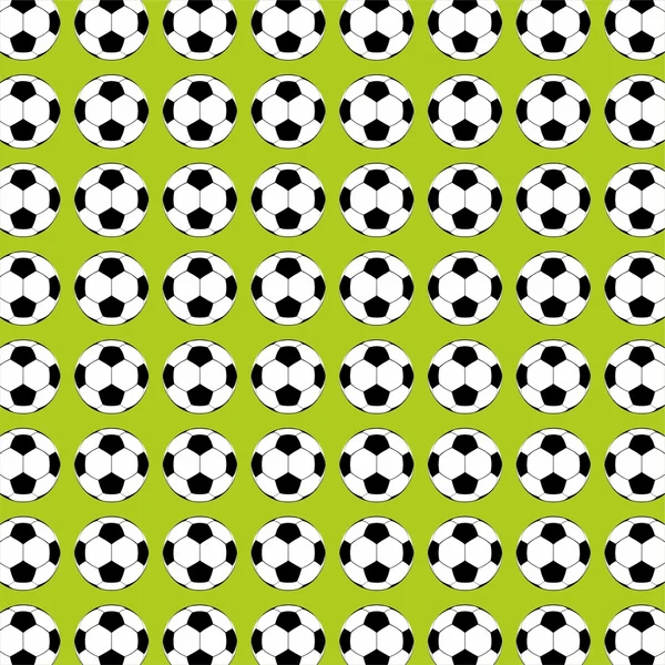 Texture avec balles de football — Image vectorielle
