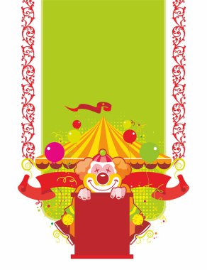 Vector circus track clipart