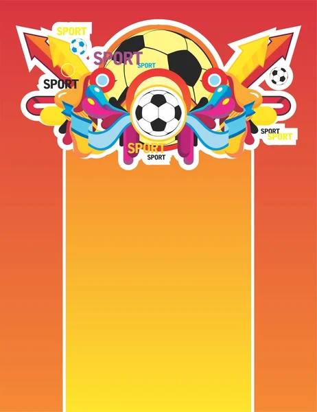Vertical sports track — Stock Vector