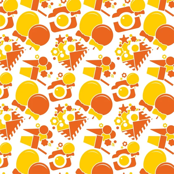 Vector naranja Textura niños — Vector de stock