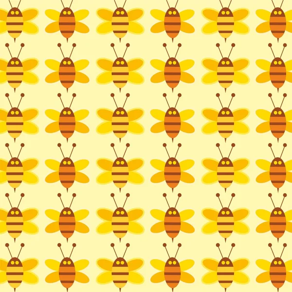 Textura se včelami — Stockový vektor