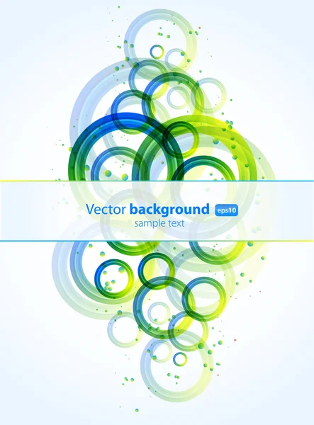 Background with circles — Stock Vector