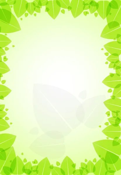 Färsk grön bakgrund med blad — Stockfoto
