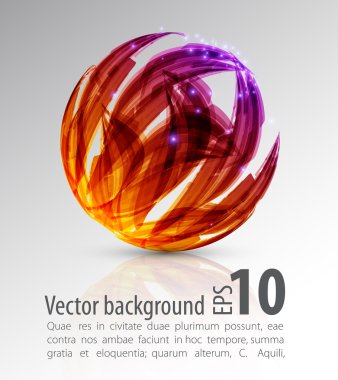 Printabstract background. color sphere. clipart