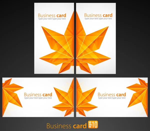 ビジネス カード — ストックベクタ