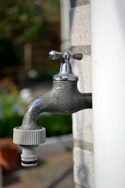 A garden faucet tap — Stock Photo, Image