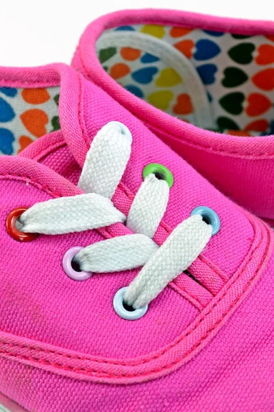 Bambini scarpe estive colorate — Foto Stock