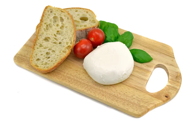 Mozzarella cheese snack — Stock Photo, Image