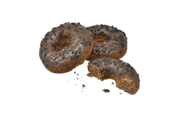 Auswahl an Chocolate Chip Donuts — Stockfoto