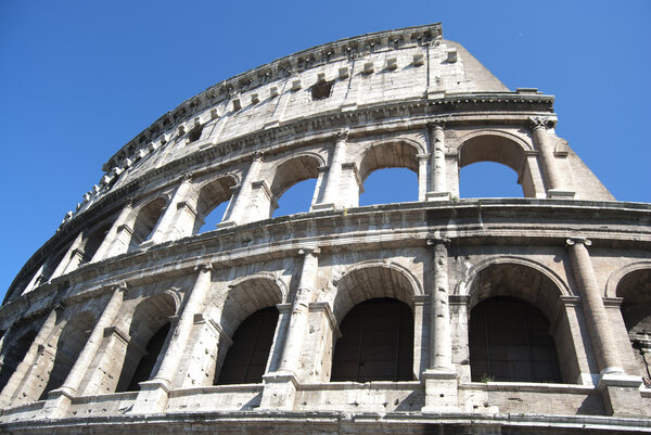 The coloseum. Romanity's symbol and most famous monument of the city