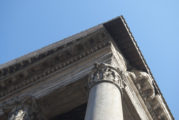 A detail of The Pantheon
