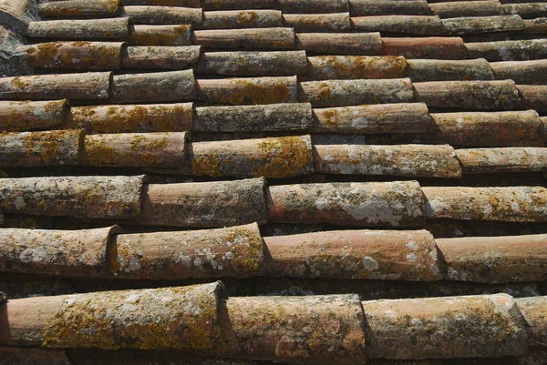 Tegels. Details van een dak — Stockfoto