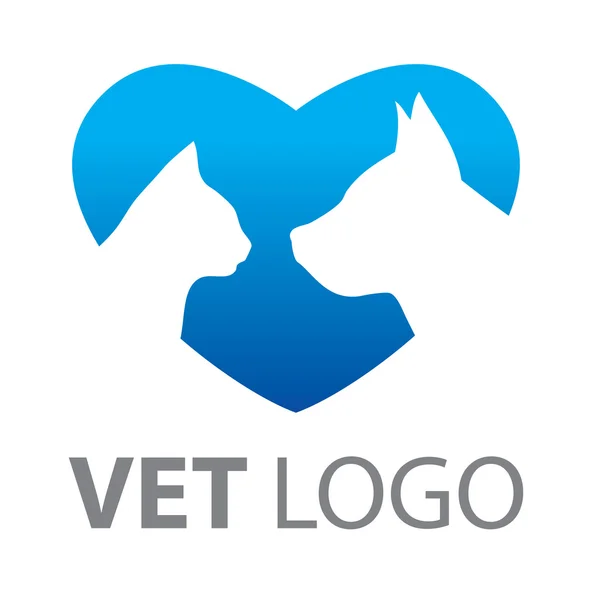 Modello-marchio-veterinario — Vettoriale Stock