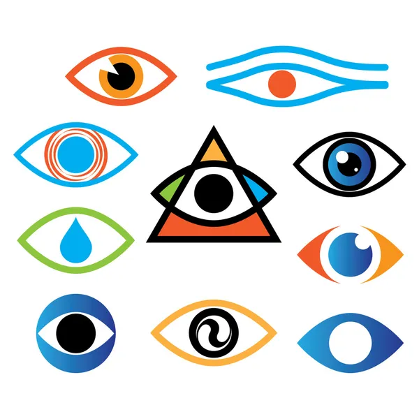 Couleur des yeux — Image vectorielle