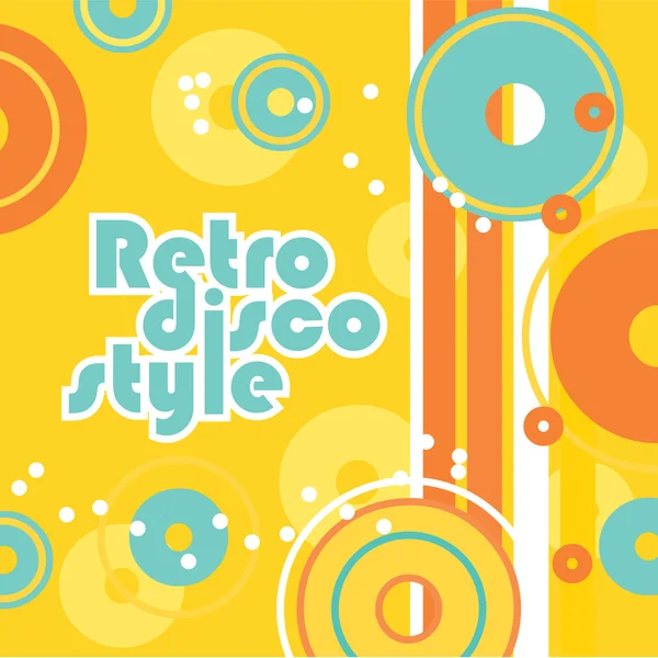 Ретро стилі диско — стоковий вектор